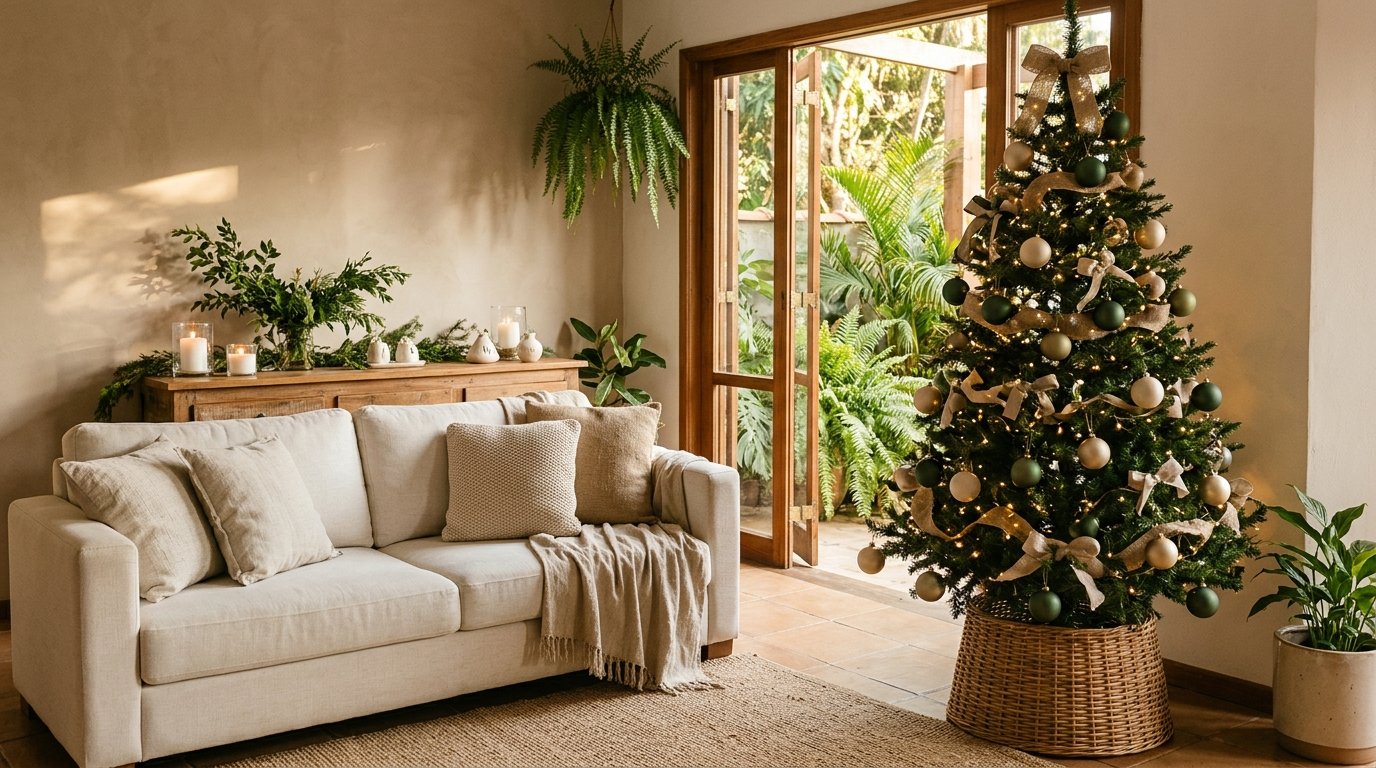 decoração de natal simples e barata